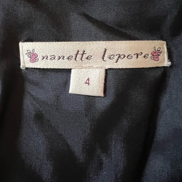 EUC Nanette Lepore SZ 4 Silk Leopard print sheath dress - Picture 5 of 6